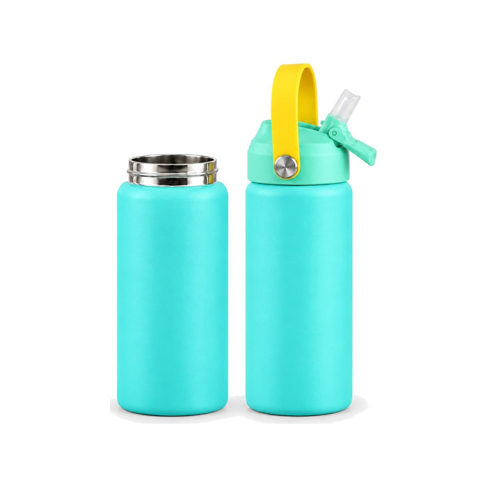 RVS drinkfles turquoise