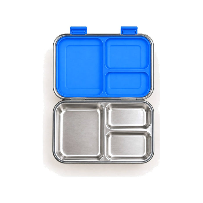RVS lunchbox blauw